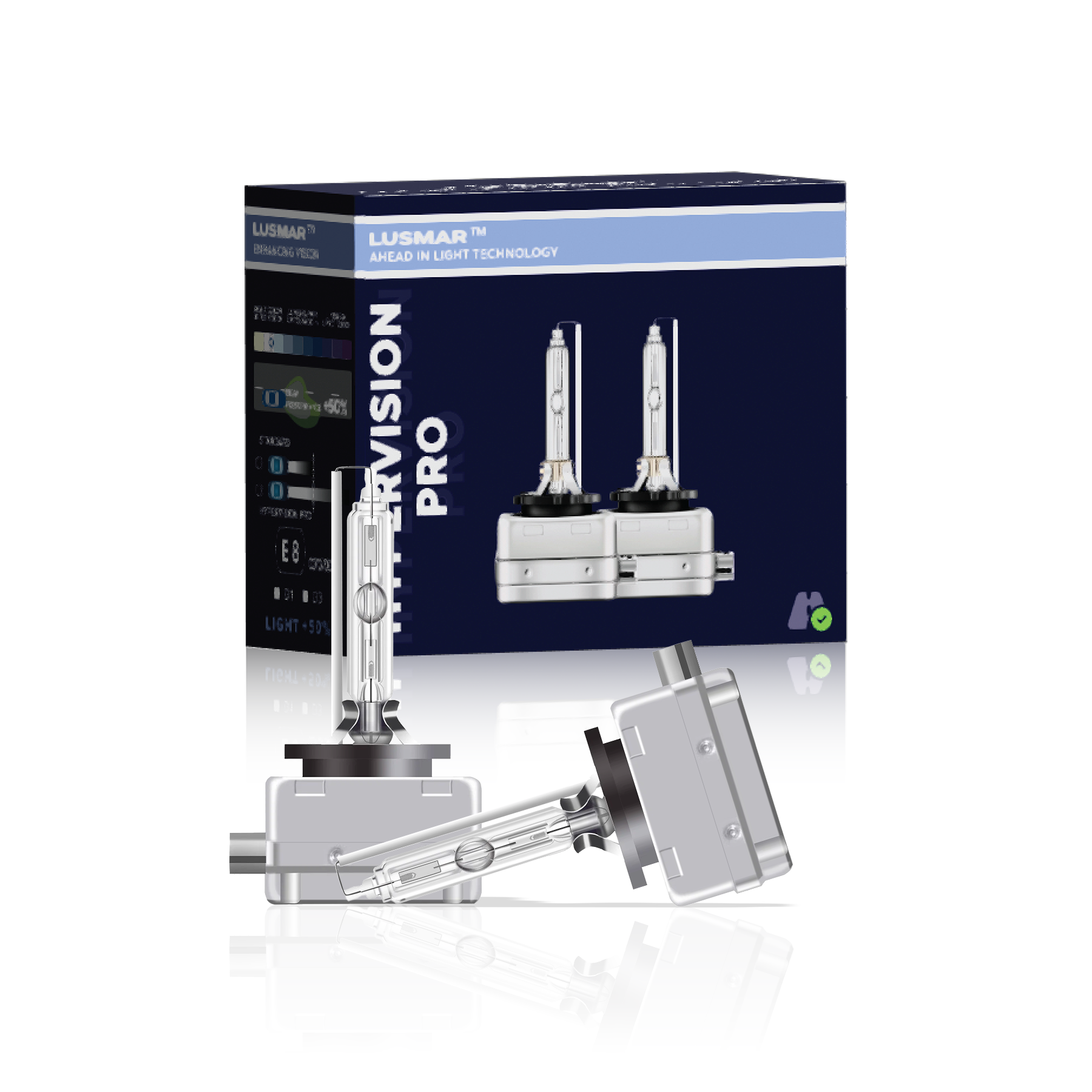 Kit XENON D3S LUSMAR™ 6000k 6400 lumeni 70W / set