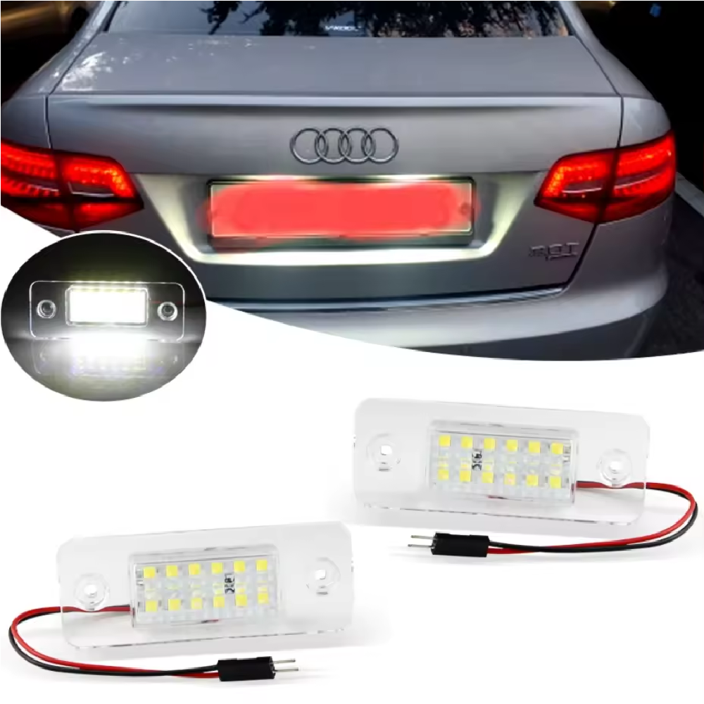 Set 2x led numar inmatriculare Audi A8 D3