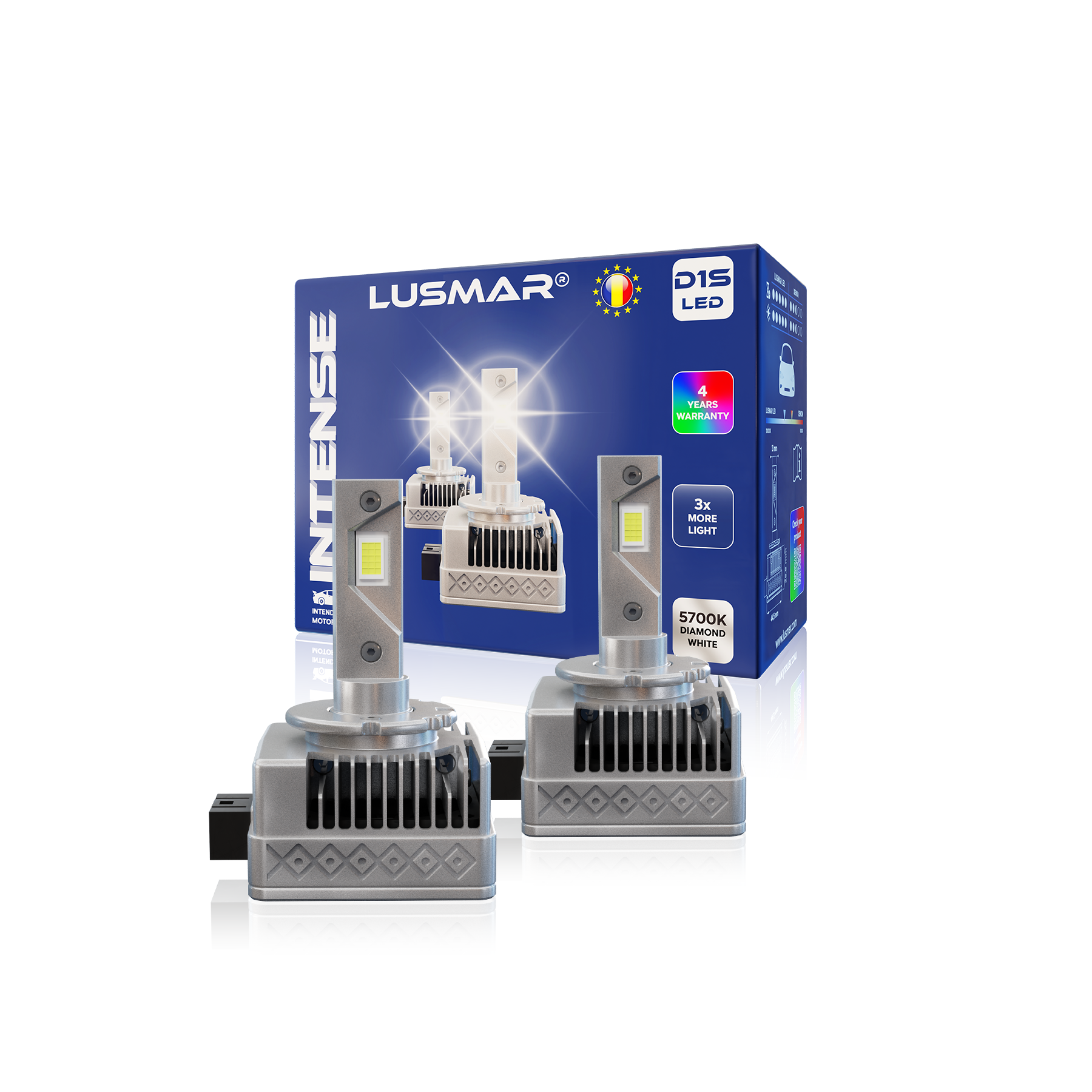 LED kit D1S LUSMAR™ LED-D© 5700k 10000 lumens 70W / Canbus set - no error - off-road